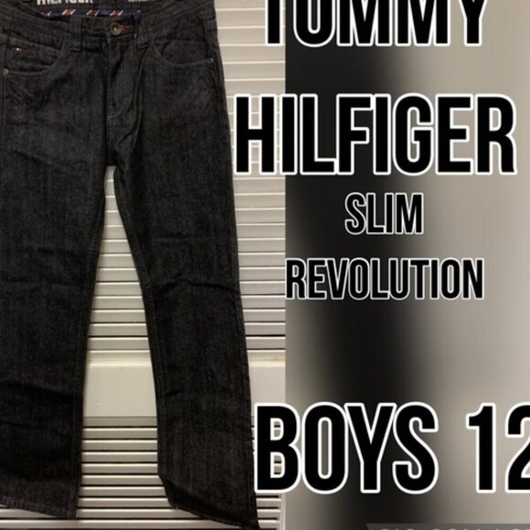 Tommy Hilfiger Boys' black Slim Revolution Jean Size 12 NWOT - Picture 3 of 9
